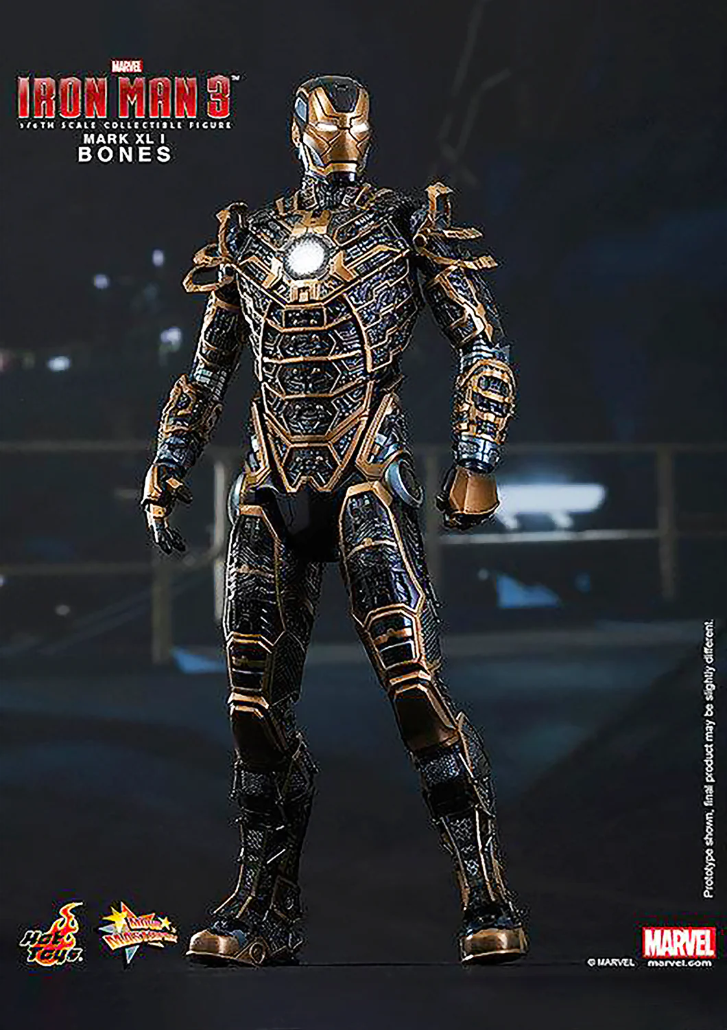 MARVEL IRON MAN 3 IRON MAN BONES MARK XLI 1/6 MARK 41