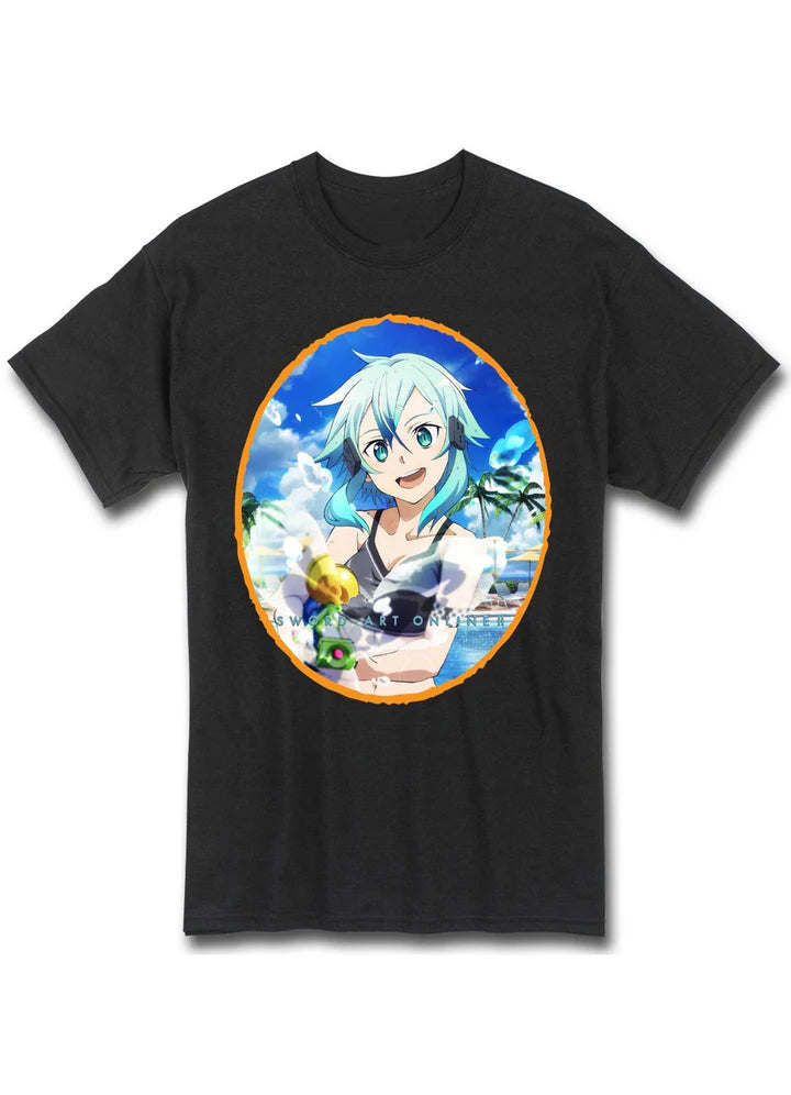 Sword Art Online II Sinon Water Gun Men's T-Shirt
