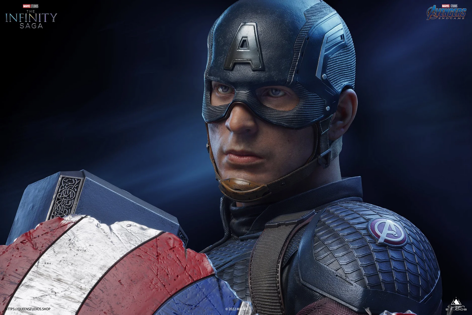 CAPTAIN AMERICA LIFE-SIZE BUST