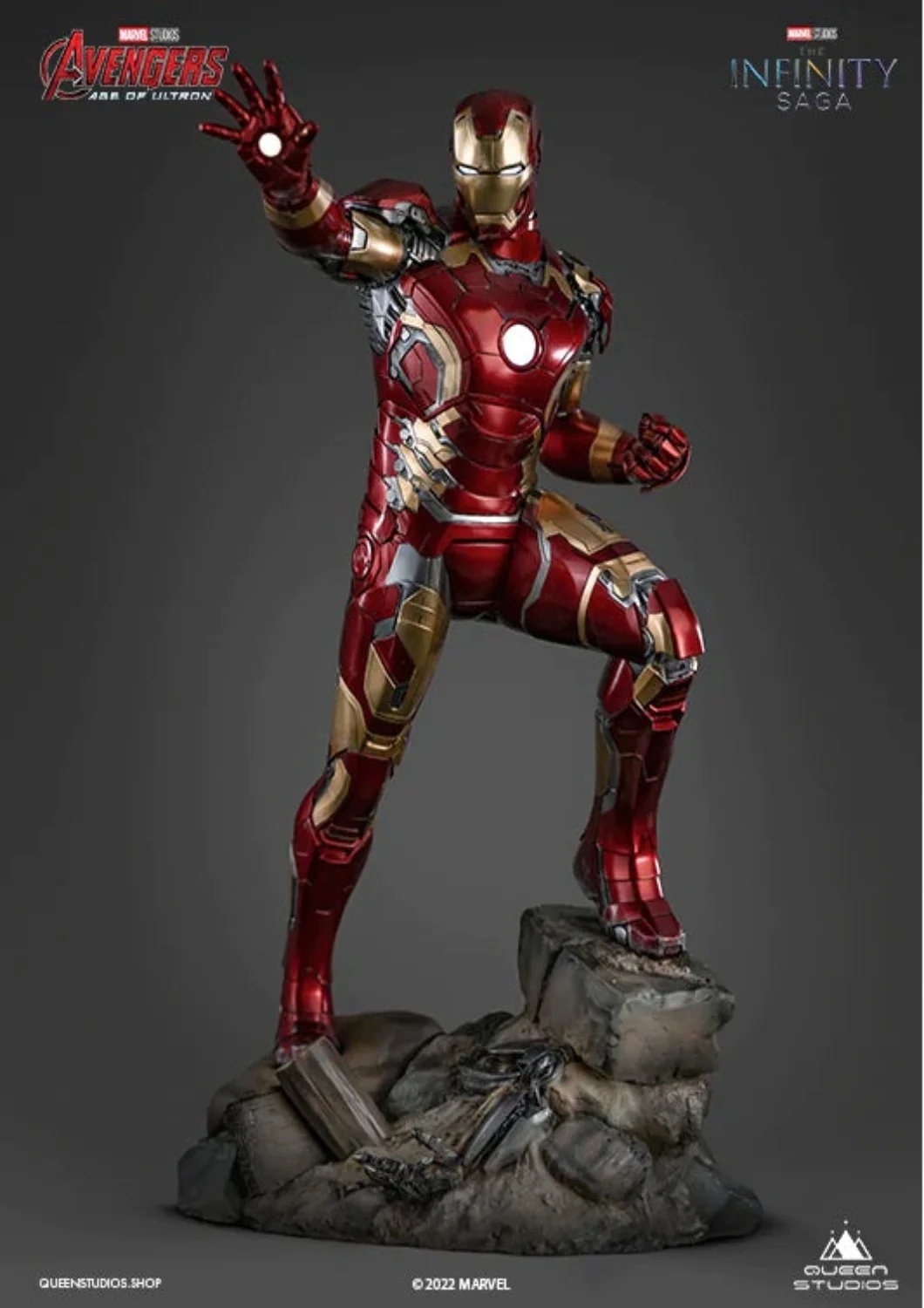 MARVEL IRON MAN MARK 43 MARK XLIII 1/4 STATUE