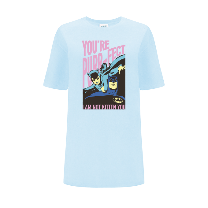Batman DC Light Blue OVERSIZE T-shirt