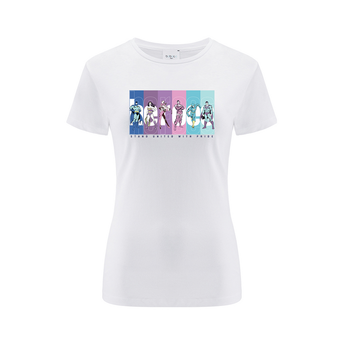 Justice League DC Biały T-Shirt
