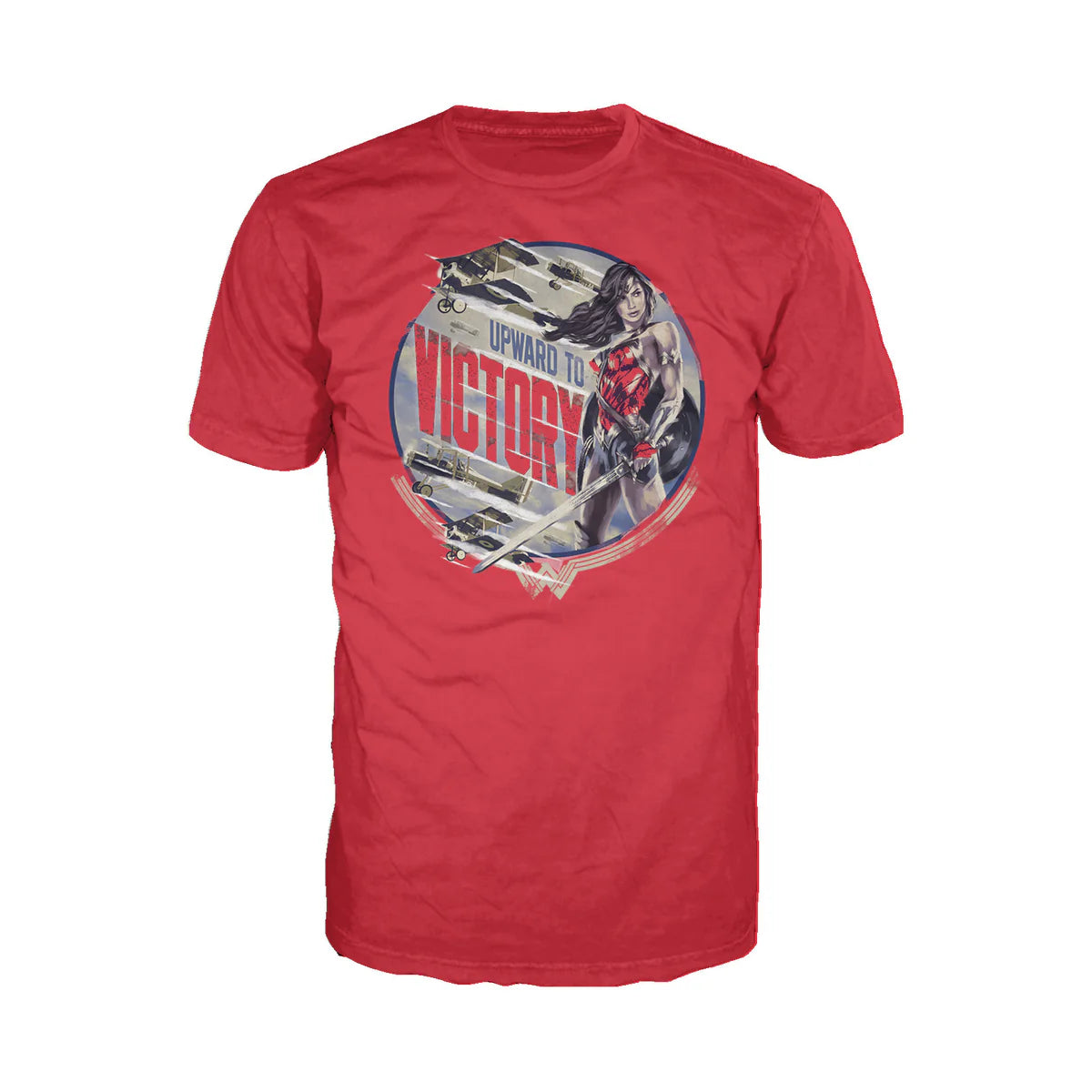DC Wonder Woman Circle Victory Official Men's T-shirt