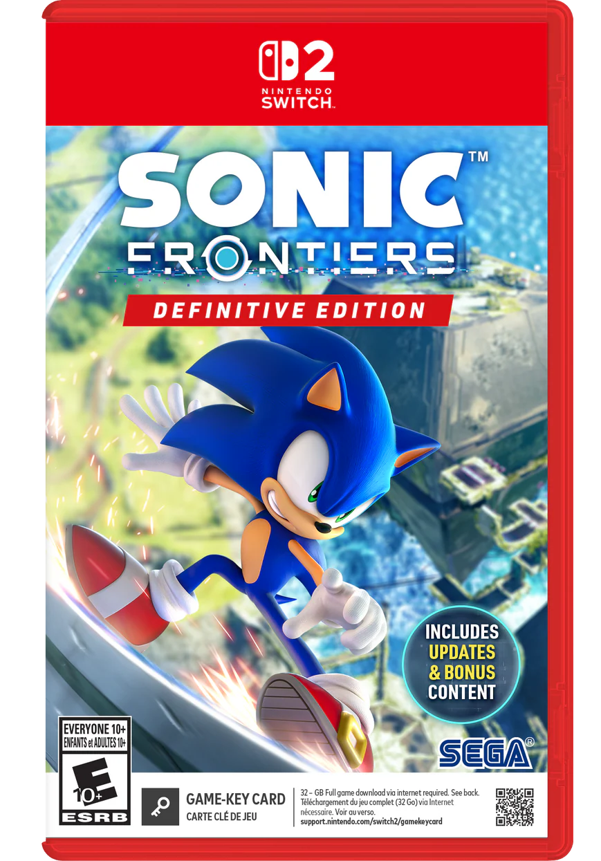 Sonic Frontiers Definitive Edition [Game-Key Card] Nintendo Switch 2