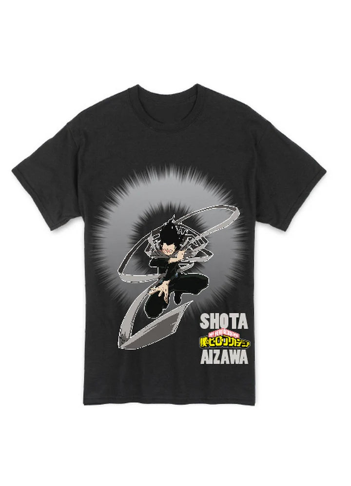 My Hero Academia S3 Shota Aizawa Eraser Head Men's Black T-Shirt