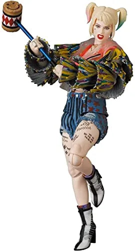 MAFEX Birds of Prey Harley Quinn Caution Tape Jacket Ver