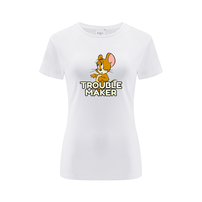 Tom & Jerry White T-Shirt