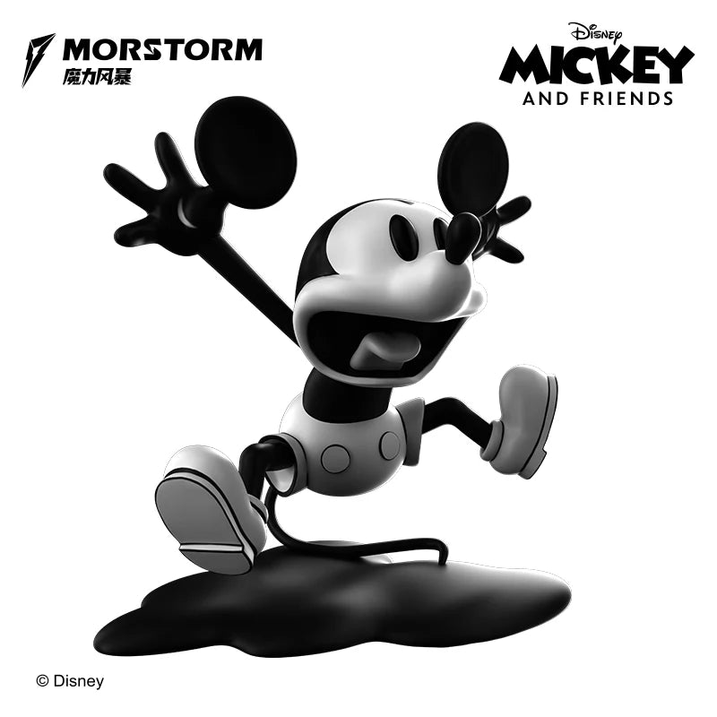 Disney Mickey and Friends Disney 100th Anniversary Art Statue Series Classic Scared Eyes Popping Out Mickey Mouse 11" Polystone Statue