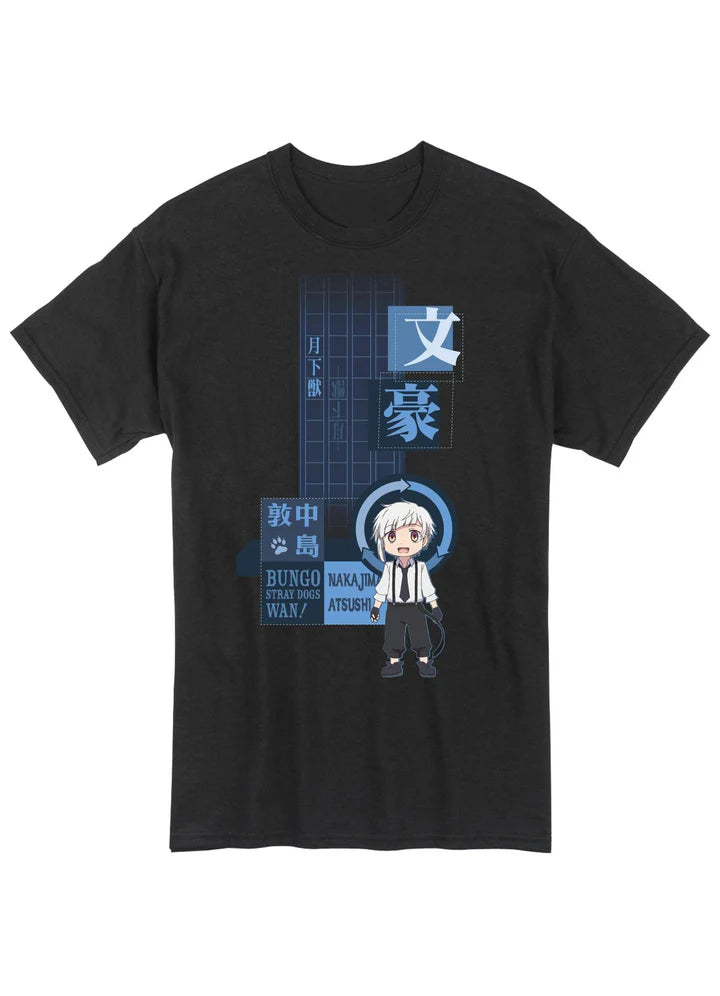 BUNGO STRAY DOGS WAN! NAKAJIMA ATSUSHI MEN'S T-SHIRT