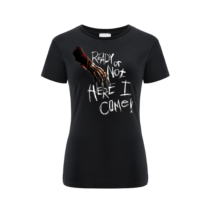 Nightmare of Elm Street Horror Black T-Shirt