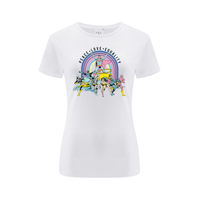 Justice League DC Biały T-Shirt