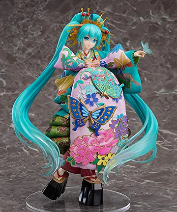 Vocaloid Hatsune Miku 1/7 Chokabuki Kuruwa Kotoba Awase Kagami Ver