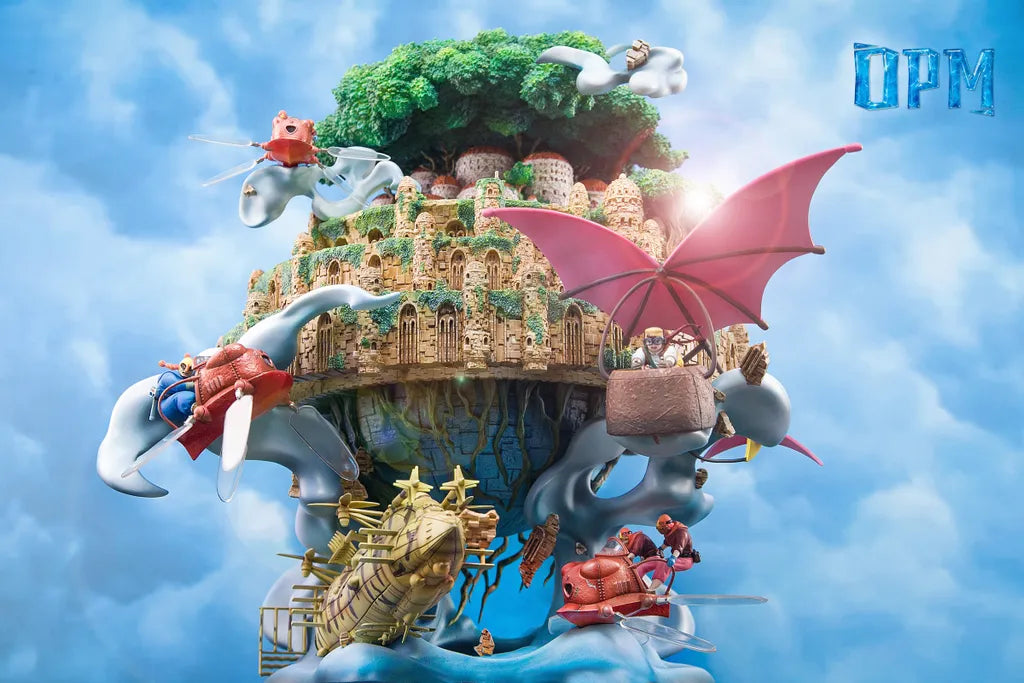 MIYAZAKI SERIES 005 CASTLE IN THE SKY STATUE