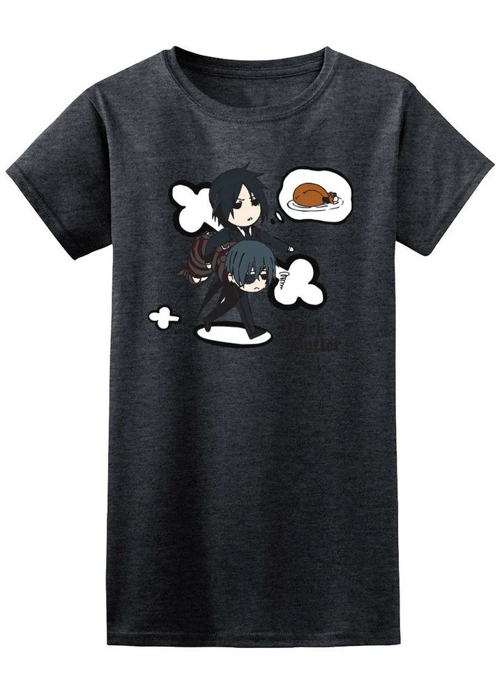Black Butler Sebastian Michaelis & Ciel Phantomhive Dinner Jr T-Shirt
