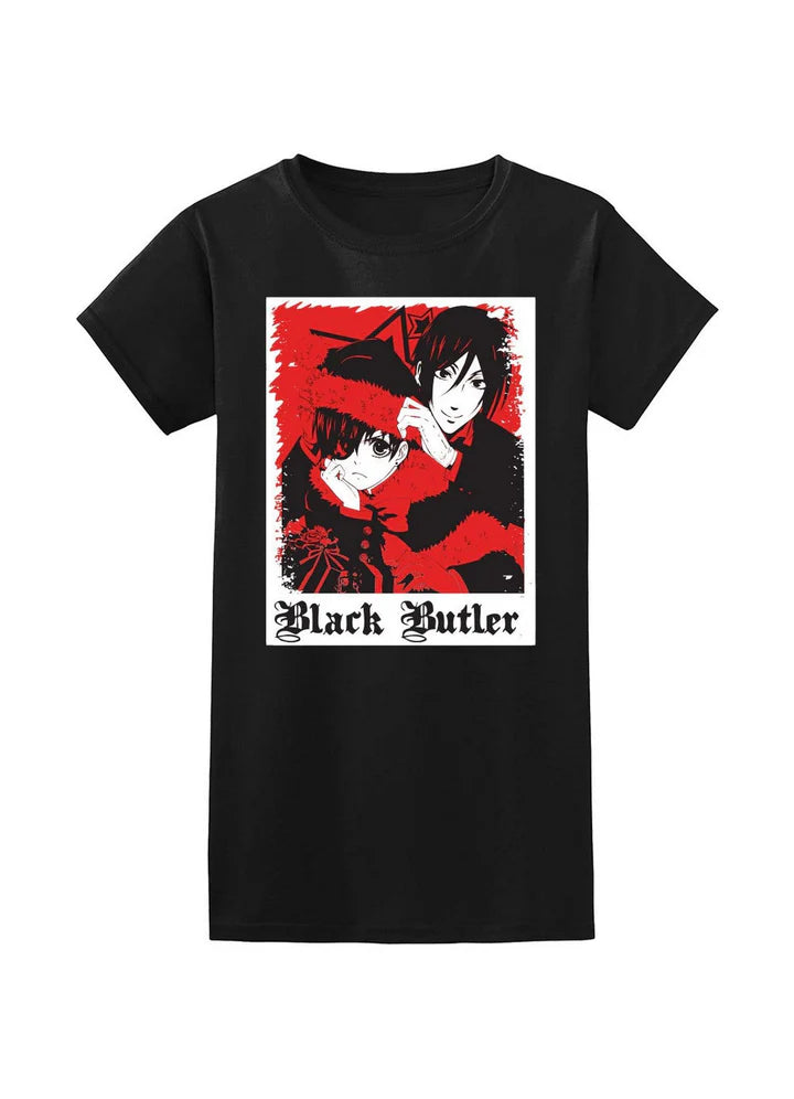 Black Butler Christmas Ciel Phantomhive & Sebastian Michaelis Jrs T-Shirt