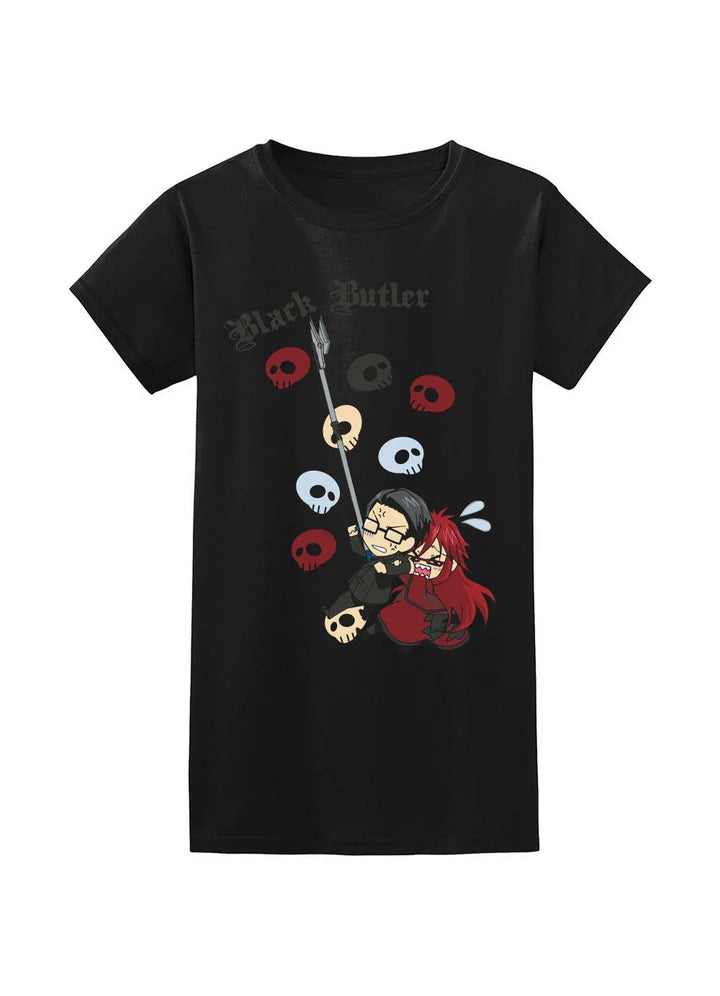 Black Butler Spears & Grell Sutcliff Jrs T-Shirt