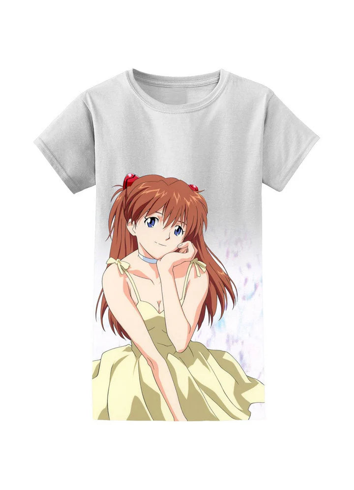 Evangelion Casual Asuka Langley Jrs T-Shirt