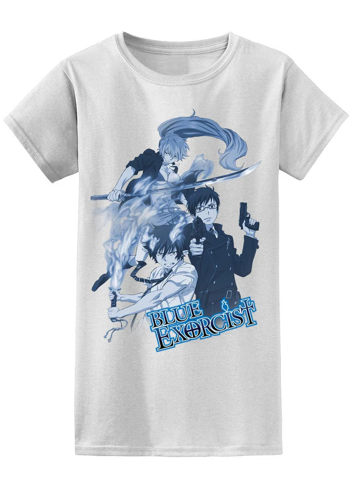 Blue Exorcist Rin Okumura Yukio Okumura & Shura Kirigakure Jrs T-Shirt