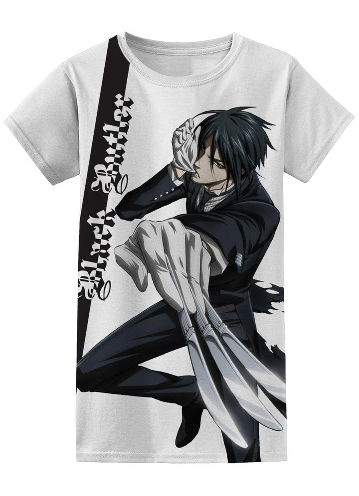 Black Butler Battle Sebastian Michaelis Jrs T-Shirt
