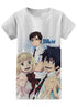 Blue Exorcist Academy Group Dye Sublimation Jrs T-Shirt