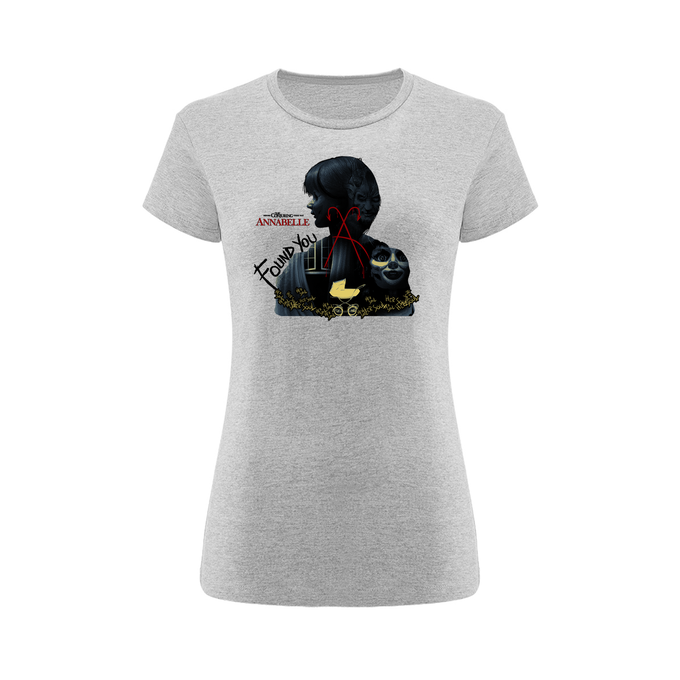 Annabelle Horror Gray T-Shirt
