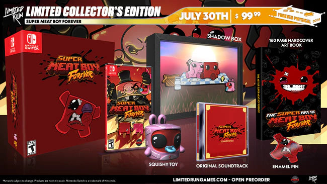Super Meat Boy Forever Collector's Edition Nintendo Switch