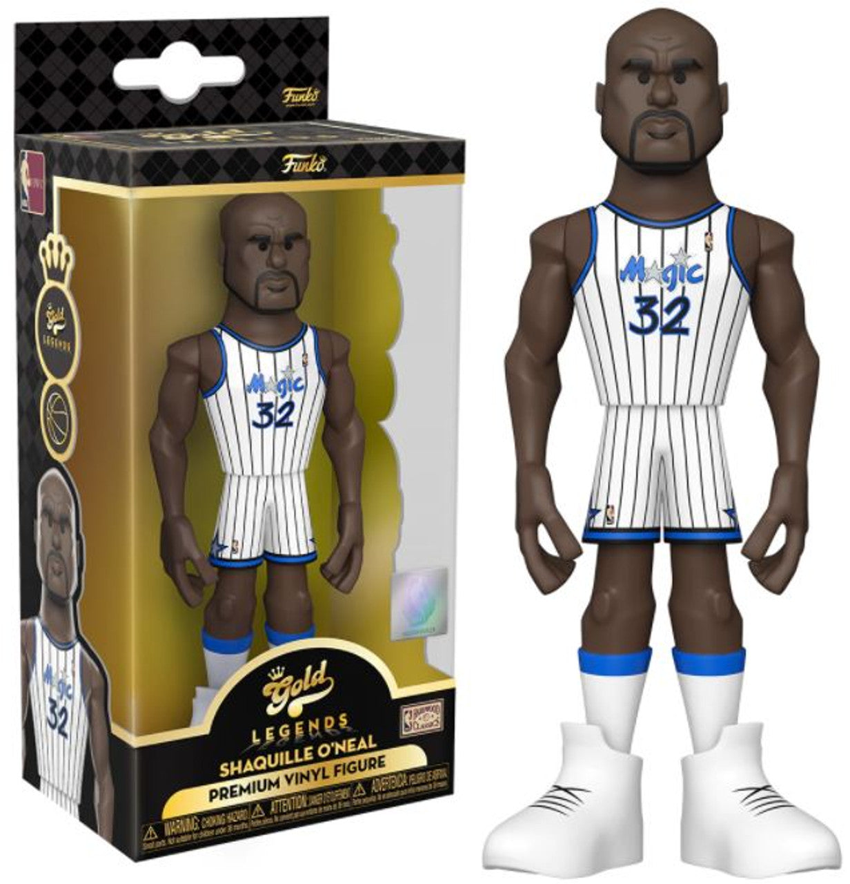Gold NBA Legends 5" Shaquille O'Neal Orlando Magic