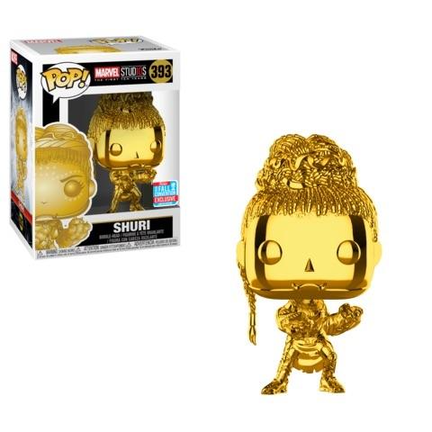 Pop! MARVEL MARVEL Studios The First Ten Years Shuri Gold Chrome Fall Convention 2018 Exclusive