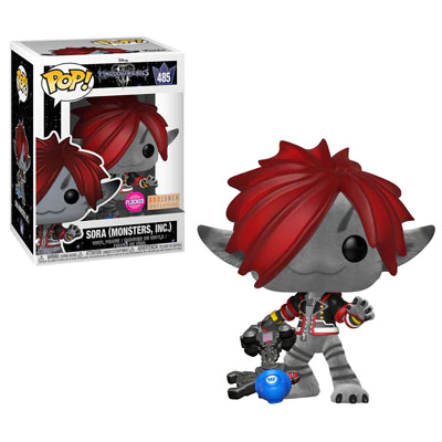 Pop! Games Kingdom Hearts 3 Sora Monsters Inc Flocked Exclusive