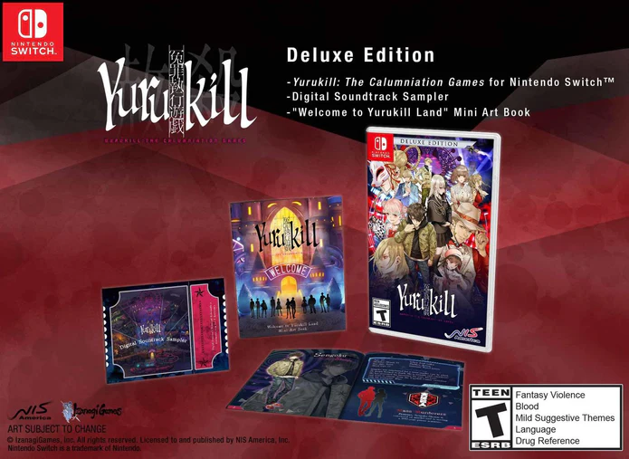 YURUKILL THE CALUMNIATION GAMES DELUXE EDITION NINTENDO SWITCH