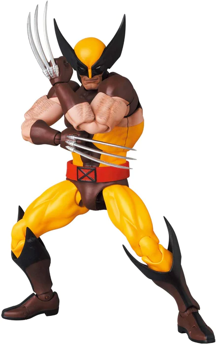 Mafex X-Men Wolverine Brown Comic Ver