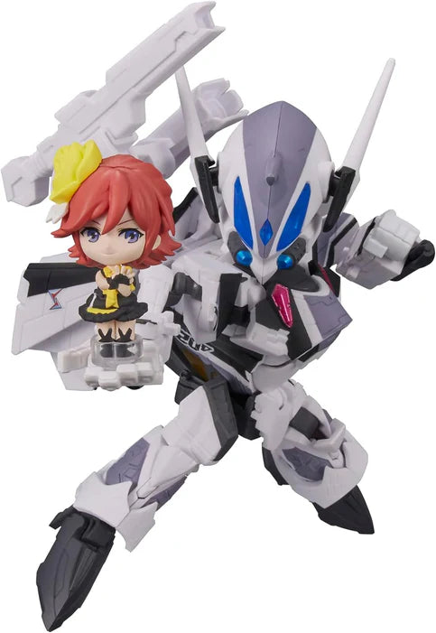 TINY SESSION Macross Delta VF-31F Siegfried Messer Ihlefeld Fighter with Kaname Buccaneer