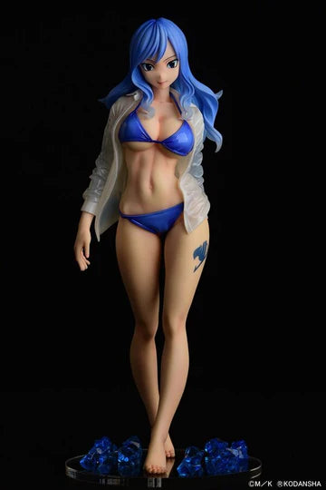 Fairy Tail Juvia Lockser 1/6 Gravure Style Sheer Wet Shirt SP