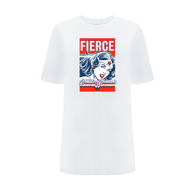 Wonder Woman DC White OVERSIZE T-shirt