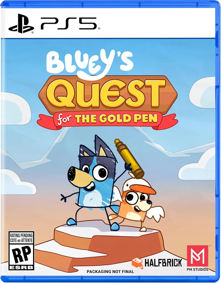 Bluey's Quest for The Gold Pen PLAYSTATION 5