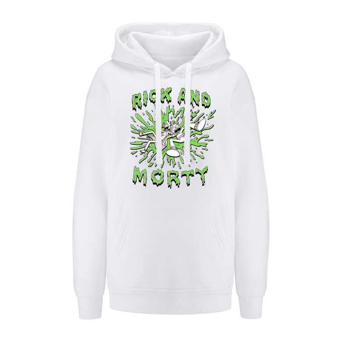 Rick and Morty White Hoodie