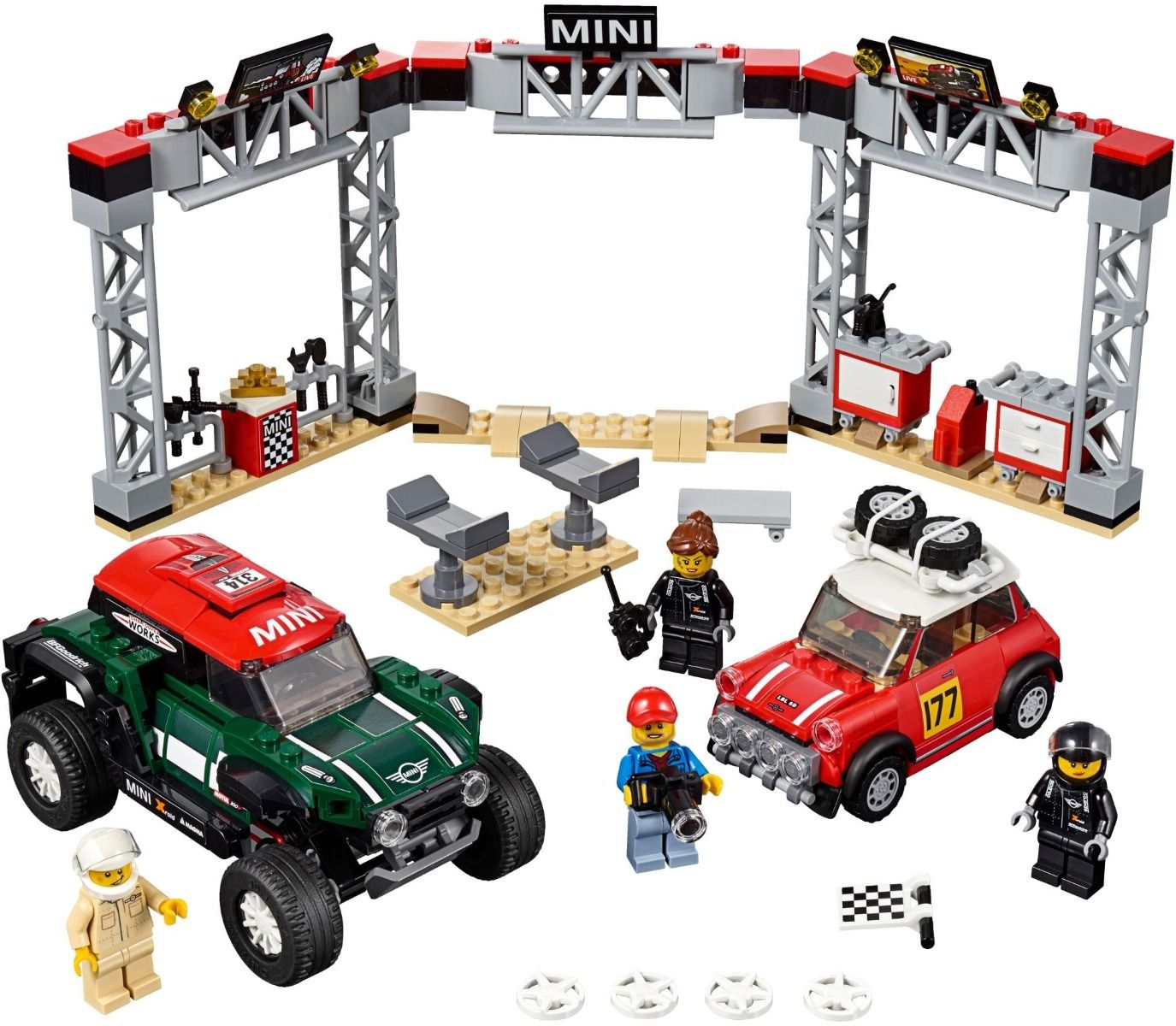 LEGO Speed Champions 1967 Mini Cooper S Rally and 2018 MINI J