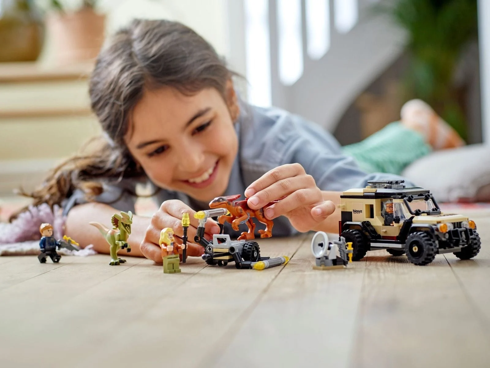 LEGO Jurassic World Pyroraptor & Dilophosaurus Transport