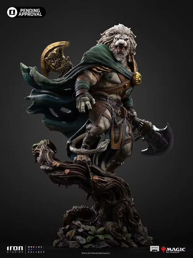 Ajani Goldmane Magic The Gathering Art Scale 1/10 Statue