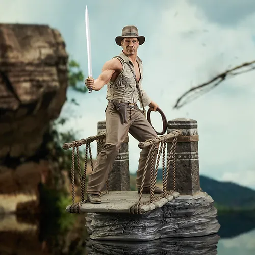 Indiana Jones and the Temple of Doom Rope Bridge Deluxe Statue