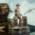 Indiana Jones and the Temple of Doom Rope Bridge Deluxe Statue