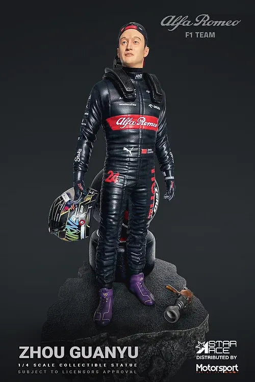 F1 Driver Zhou Guanyu 1/4 Statue
