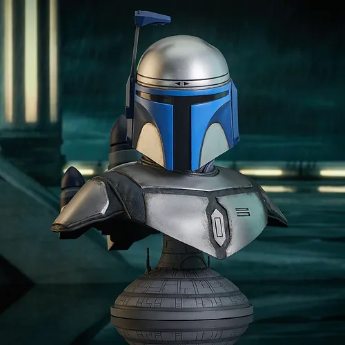 Star Wars Attack of the Clones Jango Fett Legends in 3D 1/2 Bust