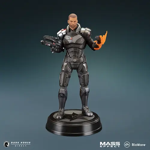 Mass Effect Commander John Shepard Statue