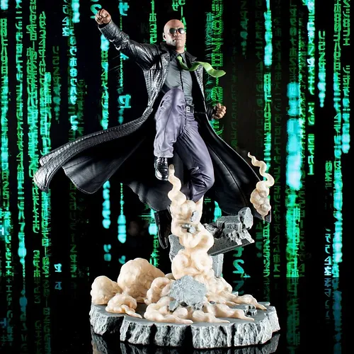 The Matrix Gallery Morpheus Deluxe Statue
