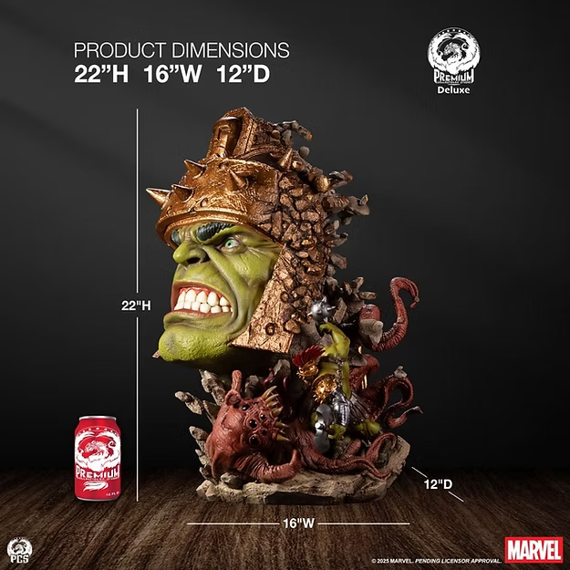 Planet Hulk Fine Art Bust Deluxe