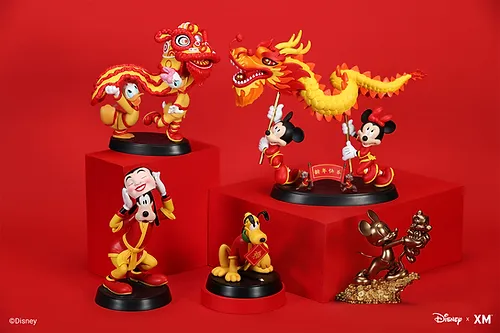 The Joy Of Festival Mickey 2022 Full Set Year of Tiger Faux Bronze