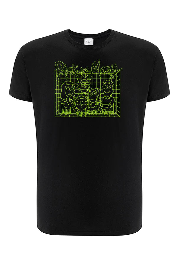 Rick and Morty Black T-shirt