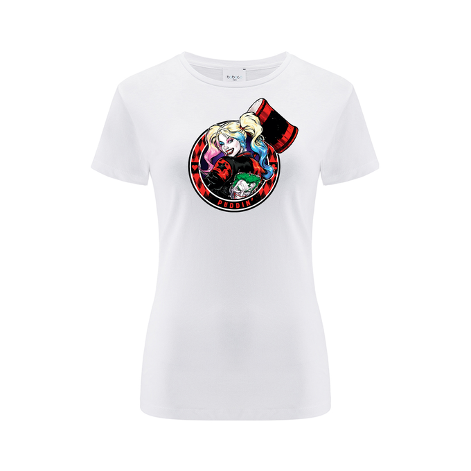 Harley Quinn DC White T-Shirt