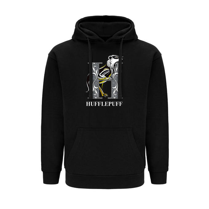 Harry Potter Black Hufflepuff Hoodie